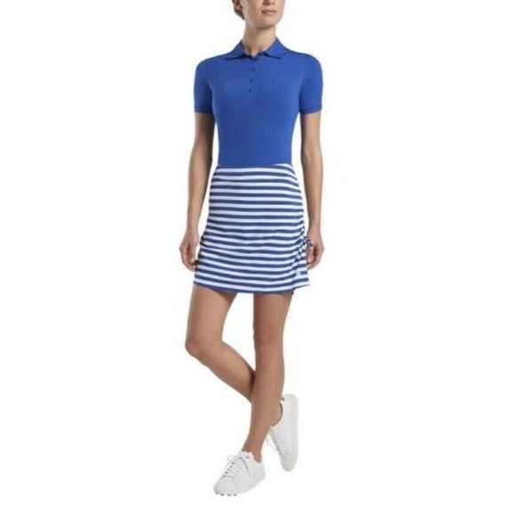 G/FORE Dresses & Skirts - G/Fore Womens Ruched Striped Skort Lapis XS M L GFore Golf Skirt